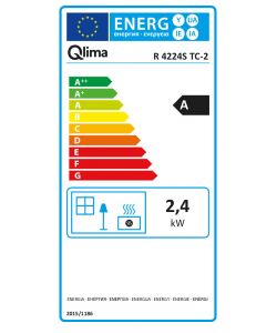 Qlima Stufa a Stopppino Portatile - 2,40 kW - 4,2 l