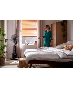 Qlima Ventilatore Nebulizzatore Touchscreen 400mm Nero - Comfort Naturale