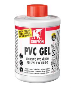 Griffon Colla PVC Gel Trasparente 500 ml per Tubi e Raccordi PVC
