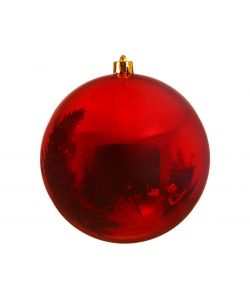Pallina di Natale Kaemingk - Rosso Oro - 14cm