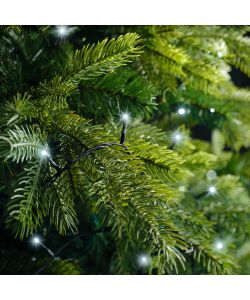 Lumineo Luci Natalizie da Esterni - 120 LED Bianco Freddo - 9 m