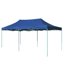 Tenda Pieghevole Pop-Up 3x6 m Blu