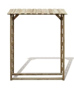 Deposito per Legname Capanno 150x44x176 cm Pino Impregnato