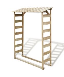 Deposito per Legname Capanno 150x44x176 cm Pino Impregnato