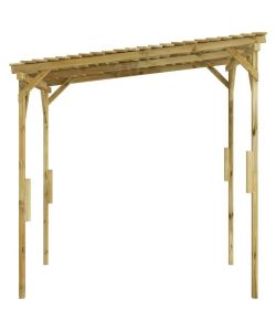 Tettoia da Giardino in Legno Pino Impregnato - Marrone - 170x170x180 cm