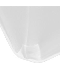 Fodere Elasticizzate per Tavolo 2 pz 243x76x74 cm Bianche