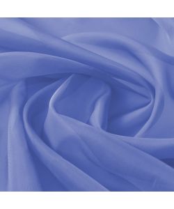 Tessuto in Voile 1,45x20 m Blu Reale