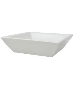 Lavandino Quadrato in Ceramica Bianca 41,5x41,5x12 cm