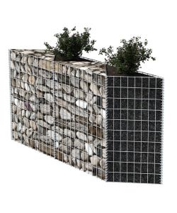 Gabbione in Rete in Acciaio Zincato 120x30x100 cm