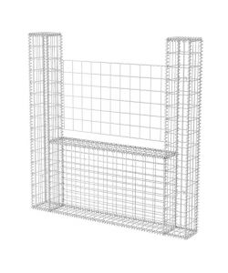 Gabbione in Rete ad U in Acciaio Zincato 160x20x150 cm