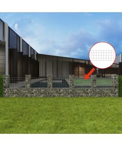 Gabbione in Rete ad U in Acciaio Zincato 570x20x100 cm