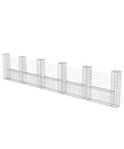 Gabbione in Rete ad U in Acciaio Zincato 570x20x100 cm