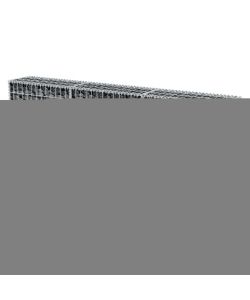 Gabbione in Rete in Acciaio Zincato 200x30x100 cm