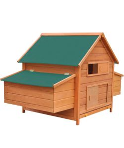 Pollaio in Legno 157x97x110 cm
