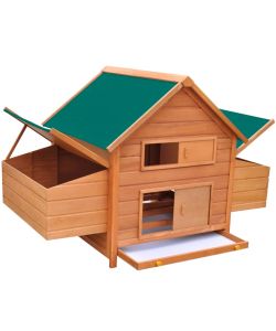 Pollaio in Legno 157x97x110 cm