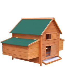 Pollaio in Legno 157x97x110 cm