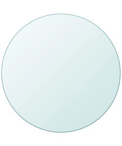 Piano Tavolo Rotondo in Vetro Temperato 500 mm