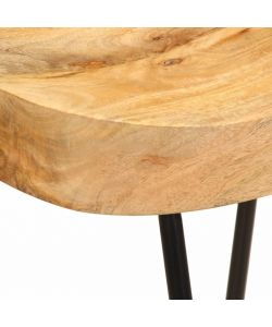 vidaXL Sgabelli da Bar in Legno Massello di Mango - Multicolore