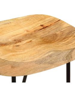 vidaXL Sgabelli da Bar in Legno Massello di Mango - Multicolore