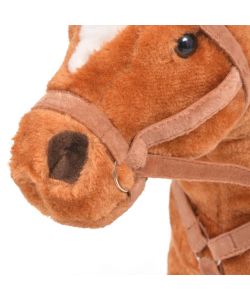 Cavallo in Peluche in Piedi Marrone