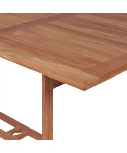 vidaXL Tavolo da Giardino in Teak - Marrone - 180x90 cm