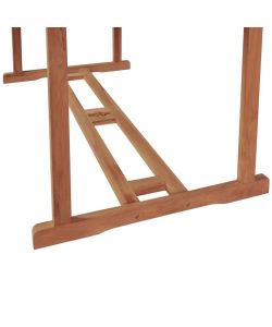 vidaXL Tavolo da Giardino in Teak - Marrone - 180x90 cm
