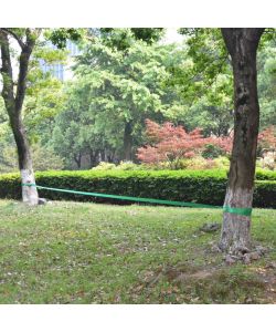 Slackline 15 m x 50 mm 150 kg Verde