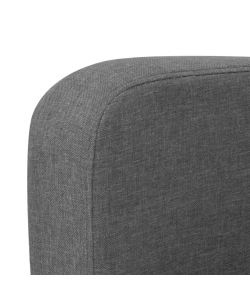 vidaXL Divano a 2 Posti Grigio Scuro 135x65x76 cm - Design Sofisticato