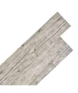Listoni Pavimenti Non Autoadesivi PVC 5,26mq 2mm Rovere Slavato