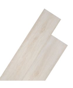 Listoni Pavimenti Non Autoadesivi PVC 5,26mq 2mm Rovere Bianco