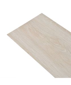 Listoni Pavimenti Non Autoadesivi PVC 5,26mq 2mm Rovere Bianco