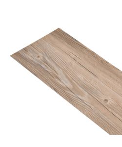 Listoni Pavimenti Non Autoadesivi PVC 5,26mq 2mm Rovere Marrone