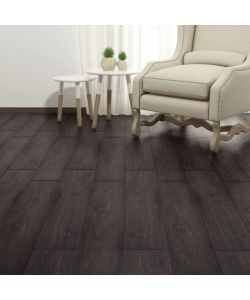 Listoni Pavimenti Non Autoadesivi PVC 5,26mq 2mm Rovere Grigio