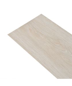 Listoni Pavimento Autoadesivi in PVC 5,02 mq 2 mm Rovere Bianco