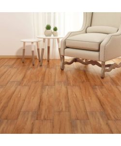 Listoni Pavimentazione Autoadesivi in PVC 5,02 mq 2 mm Olmo