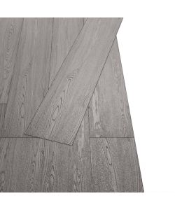 Listoni Pavimentazione Autoadesivi PVC 5,02 mq 2mm Grigio Scuro