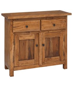 vidaXL Credenza in Legno Massello di Recupero - Marrone 75x30x65 cm
