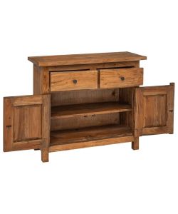 Credenza in Legno Massello di Recupero 75x30x65 cm