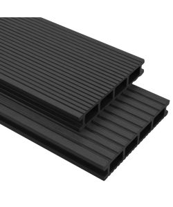 Pavimento per Esterni in WPC con Accessori 26 mq 2,2m Antracite