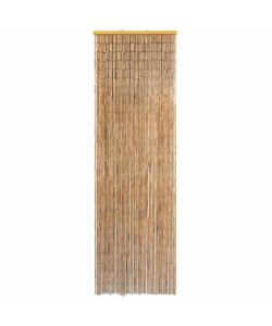 vidaXL Tenda Antimosche in Bamb - Marrone - 90x220 cm