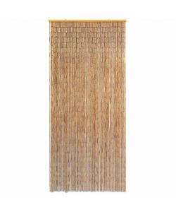 vidaXL Tenda Antimosche in Bamb - Marrone - 90x220 cm