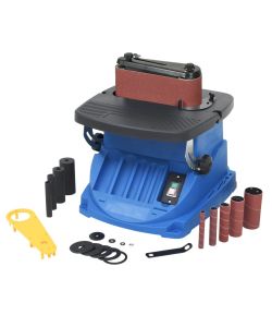 Levigatrice a Mandrino Oscillante e a Nastro 450 W Blu
