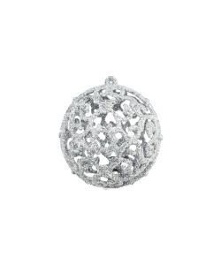 Set Palline di Natale 100 pz 3/4/6 cm Argento