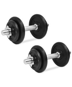 Set di Manubri 14 pz 20 kg in Ghisa