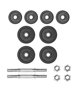 Set di Manubri 14 pz 20 kg in Ghisa