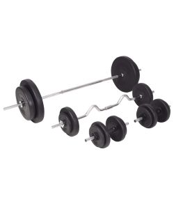 Set Bilanciere e Manubri da 90 kg
