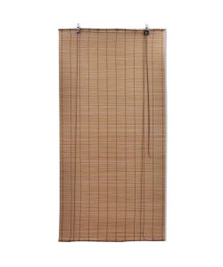 Tenda Avvolgibile in Bamb 150x160 cm Marrone