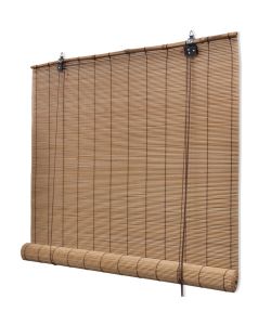 Tenda Avvolgibile in Bamb 150x160 cm Marrone