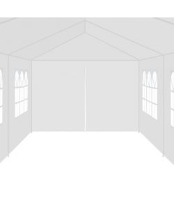 Gazebo da Giardino 3x12 m Bianco