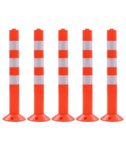 Dissuasore del Traffico 5 pz Plastica 75 cm
